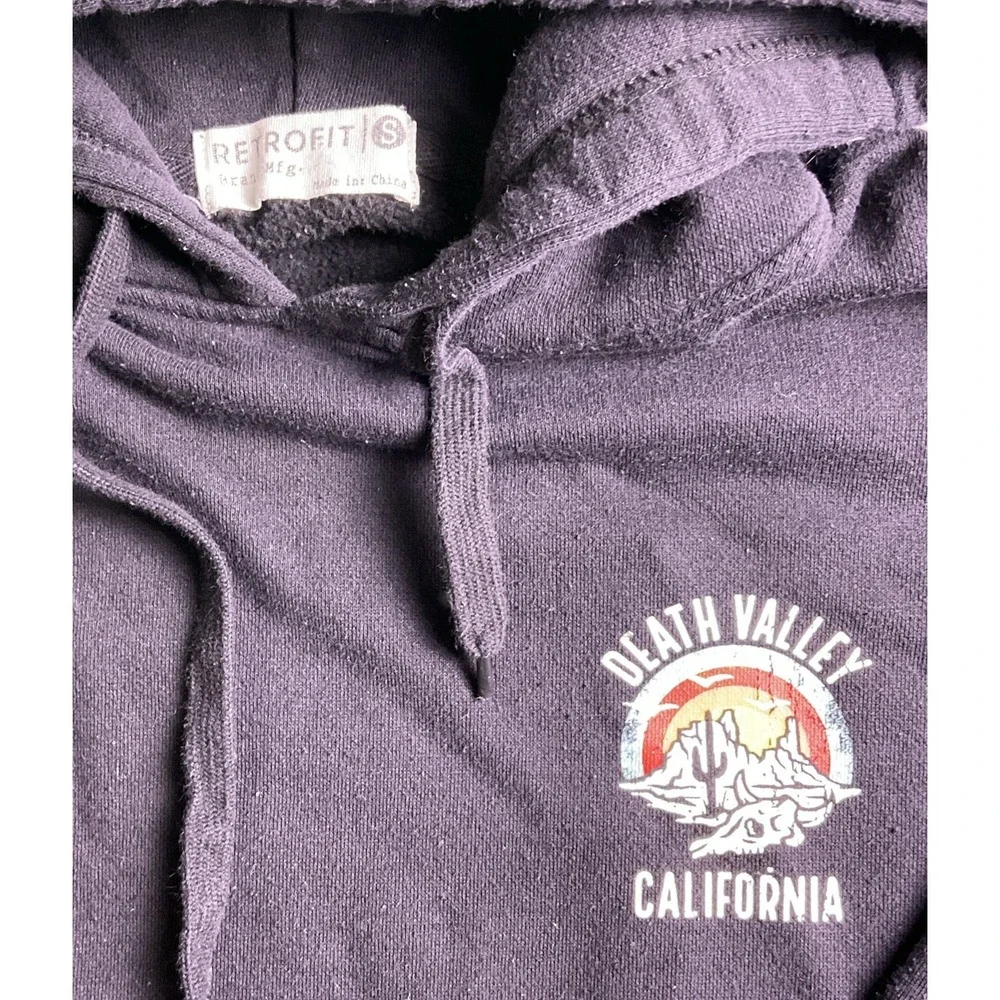 Death Valley hoodie National Park California Cowboy Skeleton Size Small